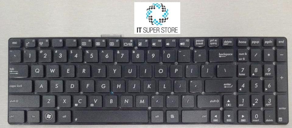 ASUS K55 Series Laptop Keyboard Replacement - Compatible with K55A, K55DE, K55DR, K55N, K55VD, K55VJ, K55VM, K55VS Models (Part# AEKJBU00010) - Perfect for Home, Office & School Use