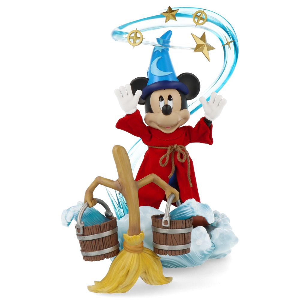 Disney Mickey Mouse Fantasia Deluxe Version Plush Toy - Soft Stuffed Animal for Kids, Collectors & Disney Fans - Perfect for Bedroom Decor, Birthday Gifts & Disney Themed Parties