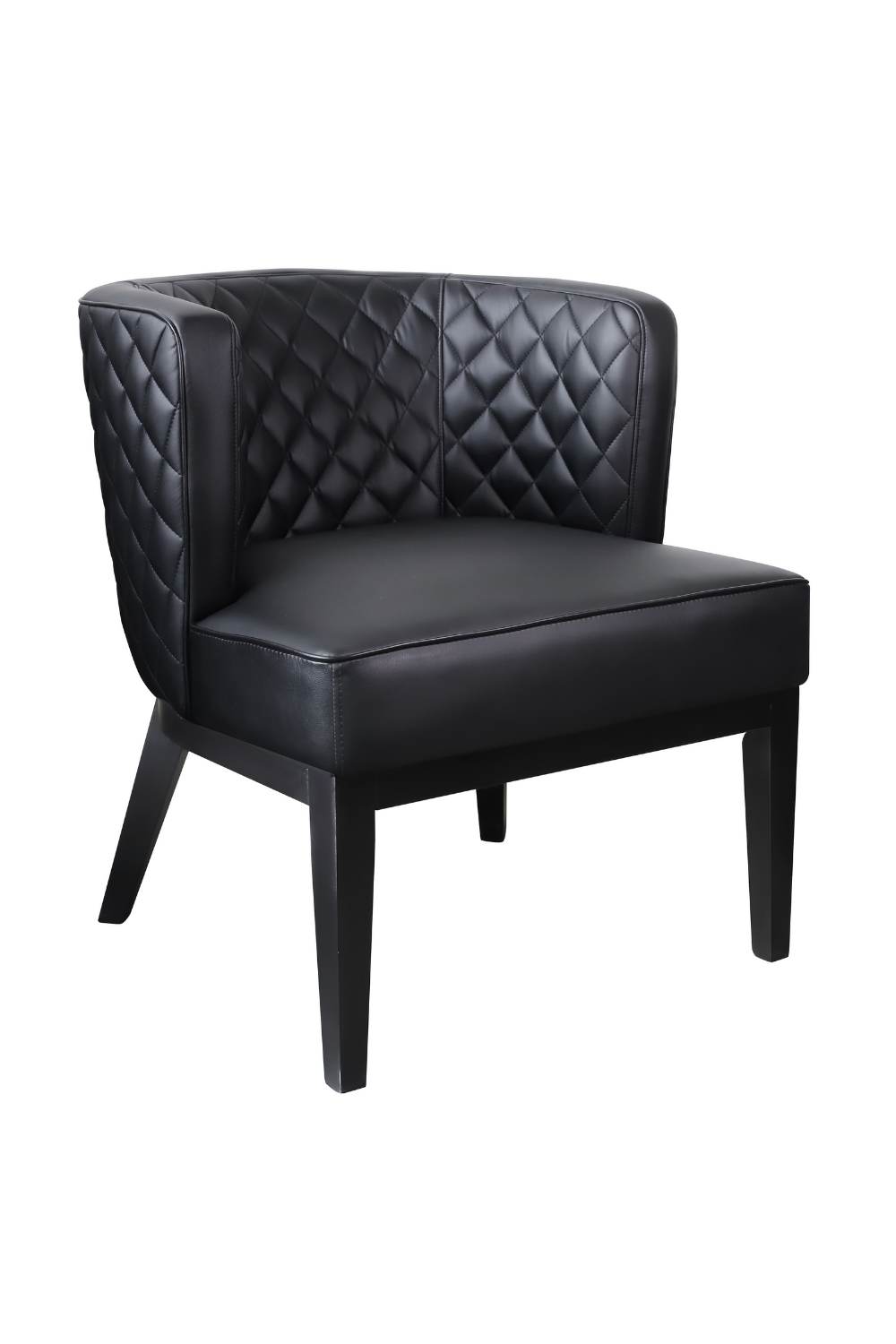 Boss Ava Quilted Dining Chair - Modern Accent Chair for Living Room, Guest Room & Dining Area - Black (B529QBK BK) | Elegant Home Decor & Comfortable Seating Solution