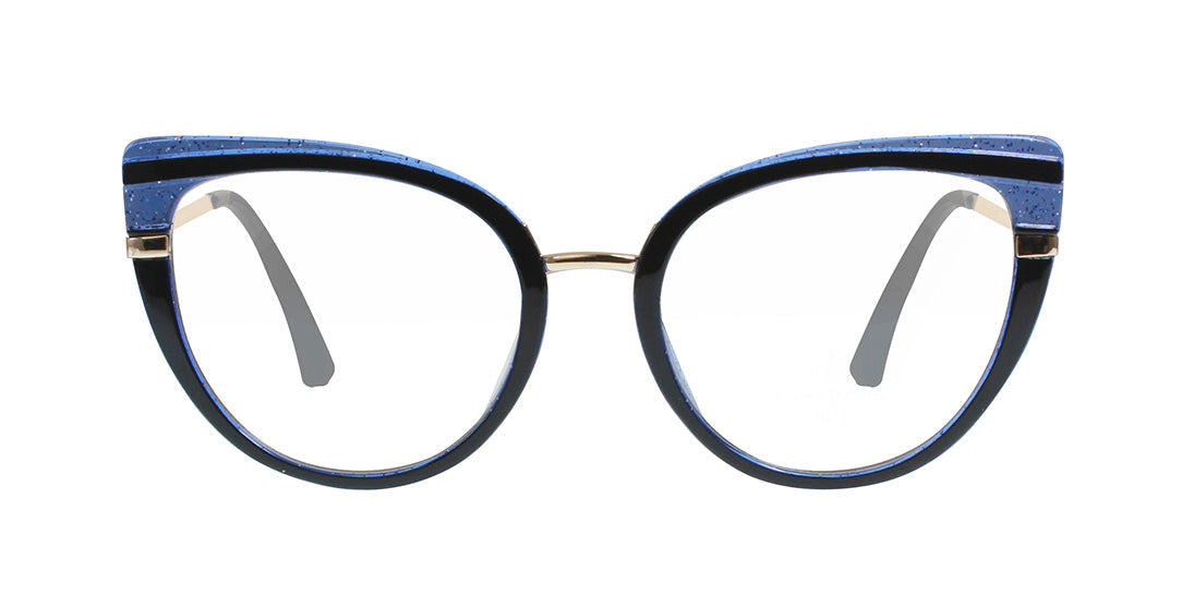 Stylish Translucent Blue Reading Glasses 7700 - Lightweight & Comfortable for Reading, Computer Use, and Daily Wear
