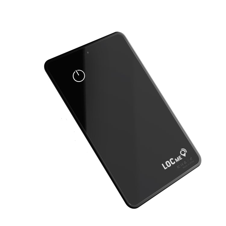 LOC ME LOC15 | Slim Bluetooth Wallet Tracker & Airtag Card | Works with Apple Find My | Key Finder & Wallet Locator | Perfect for Keys, Wallets, Bags & Travel Accessories