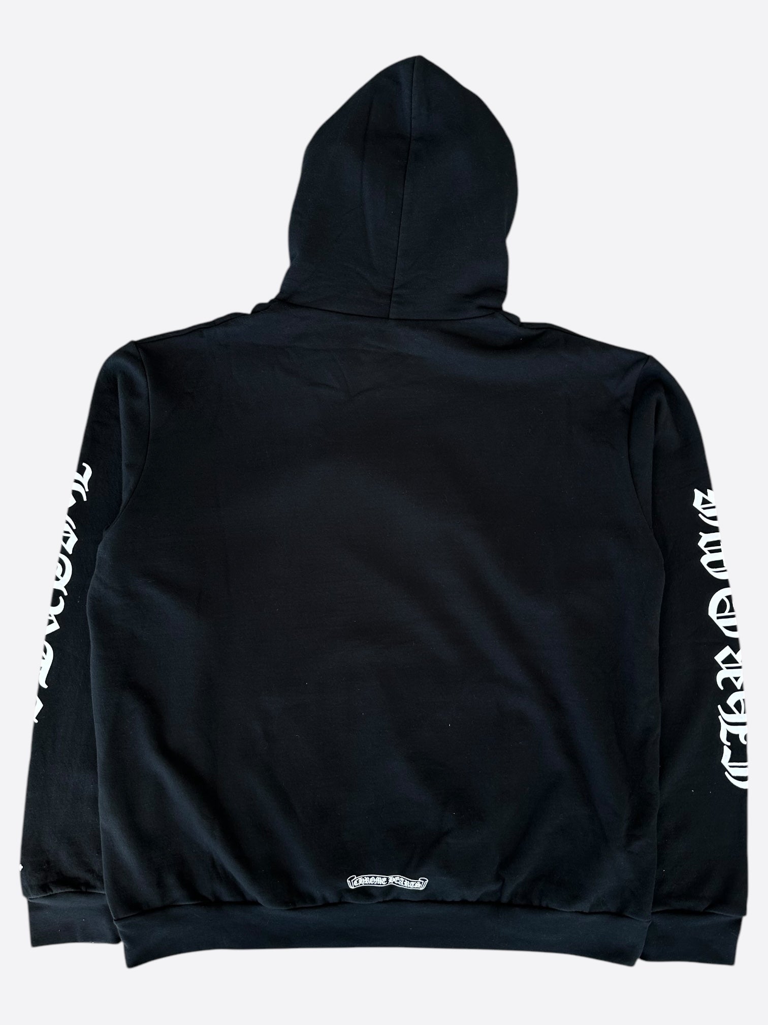 Chrome Hearts Black & White 1988 Script Logo Hoodie - Vintage Streetwear for Men & Women | Perfect for Casual Outfits, Urban Fashion & Hip-Hop Style