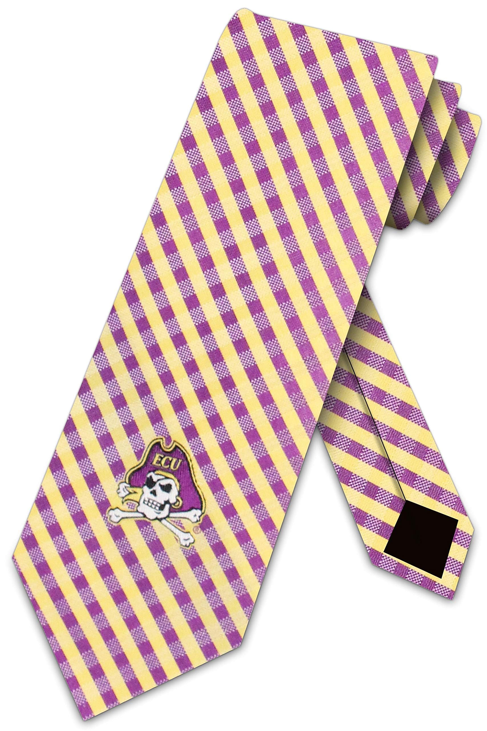 East Carolina Pirates Men's College Sports Necktie - Officially Licensed NCAA Tie for Game Day, Alumni Events & Business Casual Wear