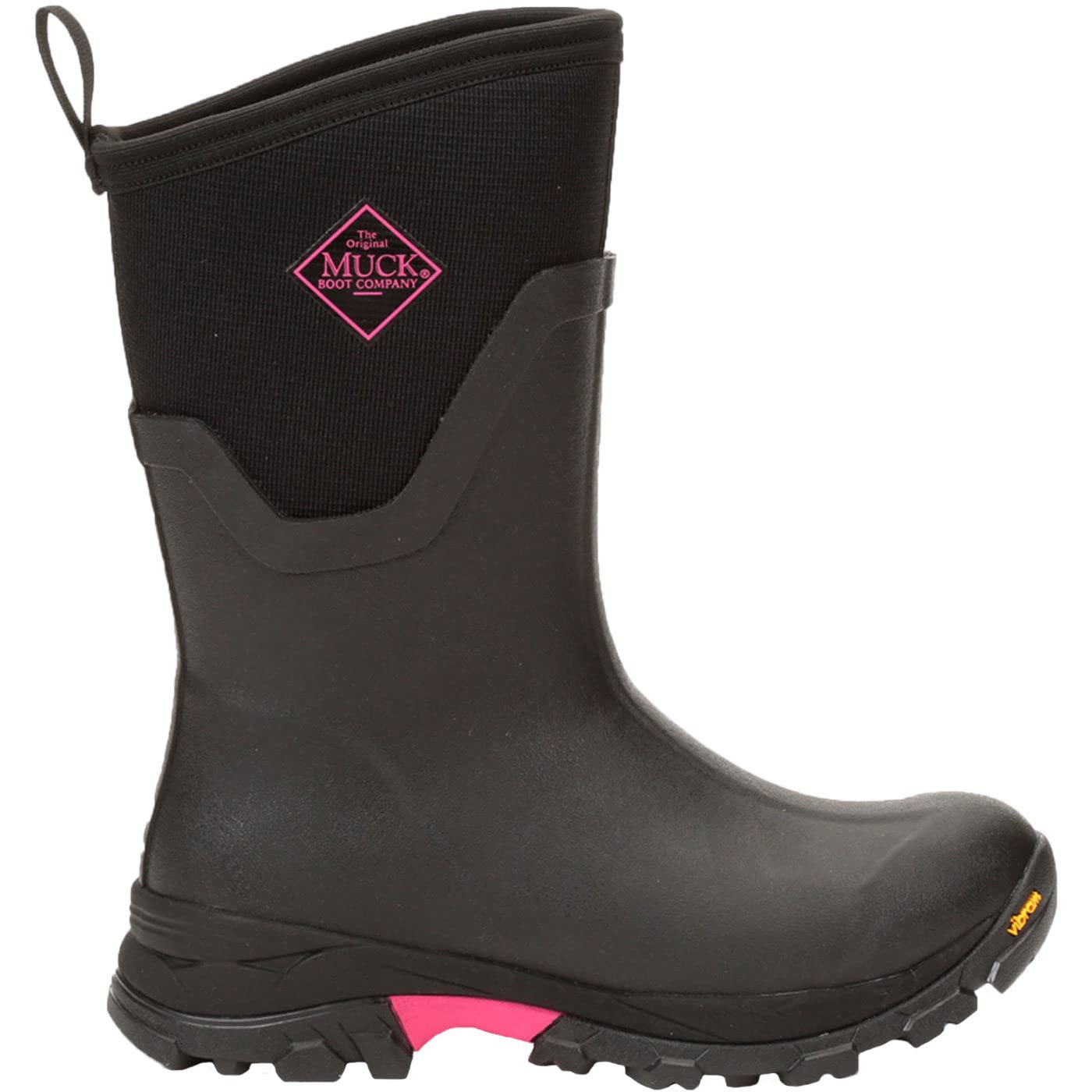 MUCK Women's Arctic Ice Agat Waterproof Winter Boots - Lightweight Warm Mid-Calf Rubber Rain Boots for Snow, Rain & Outdoor Activities