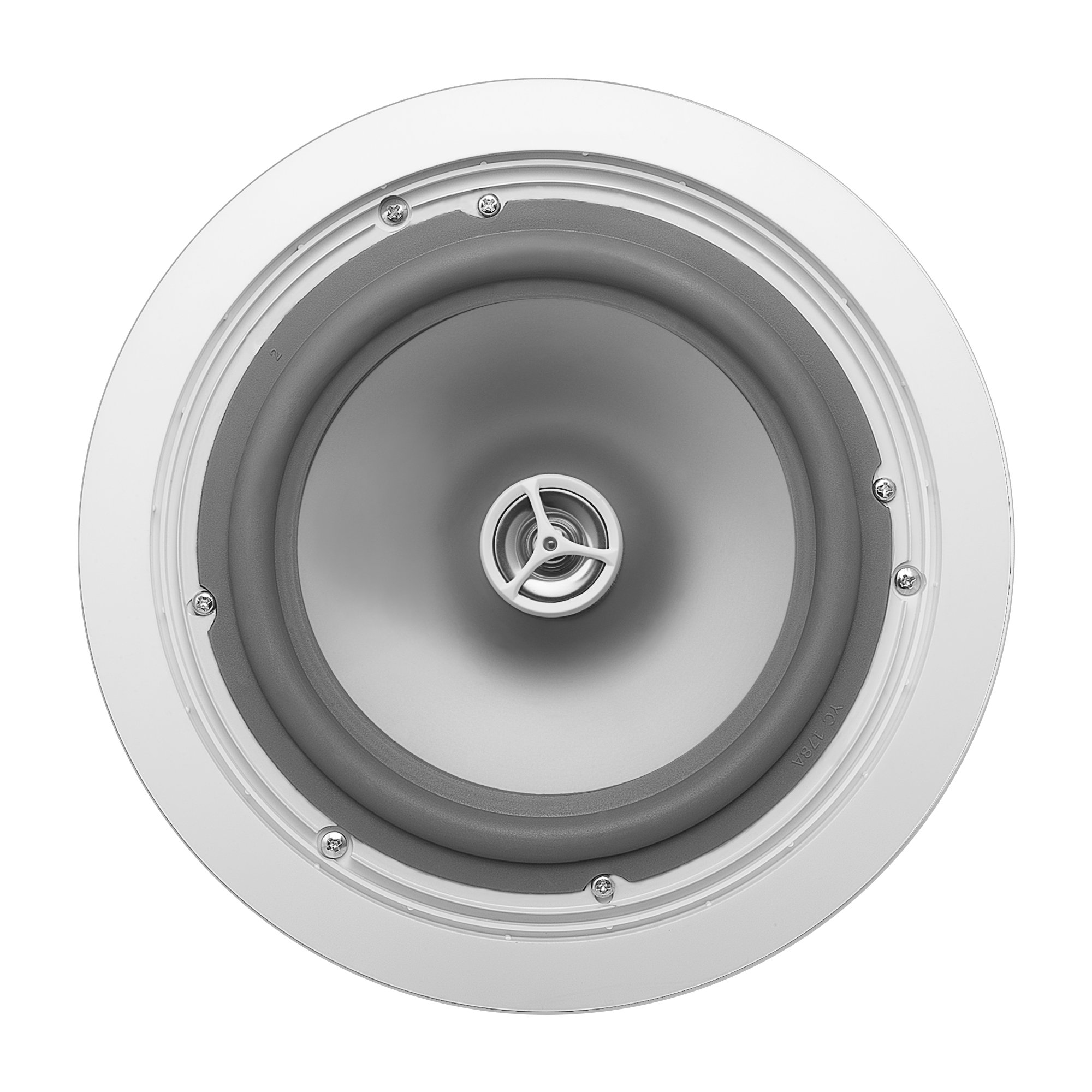 OSD ICE800WRS Weatherproof In-Ceiling Speakers Pair - Indoor/Outdoor Stereo Sound System - Perfect for Home Theater, Patio & Pool Area Entertainment