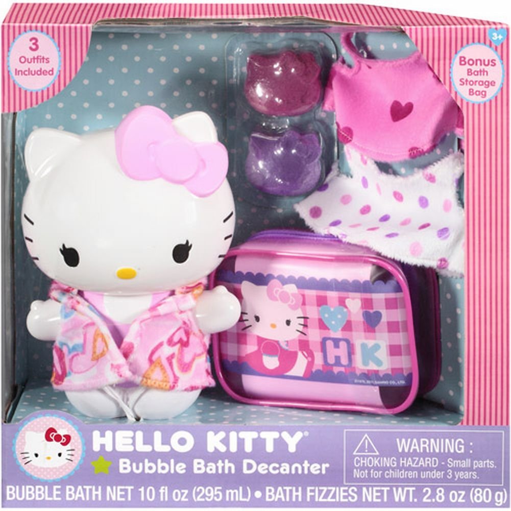 Hello Kitty Bubble Bath Set - 8pc Sanrio Gift for Kids