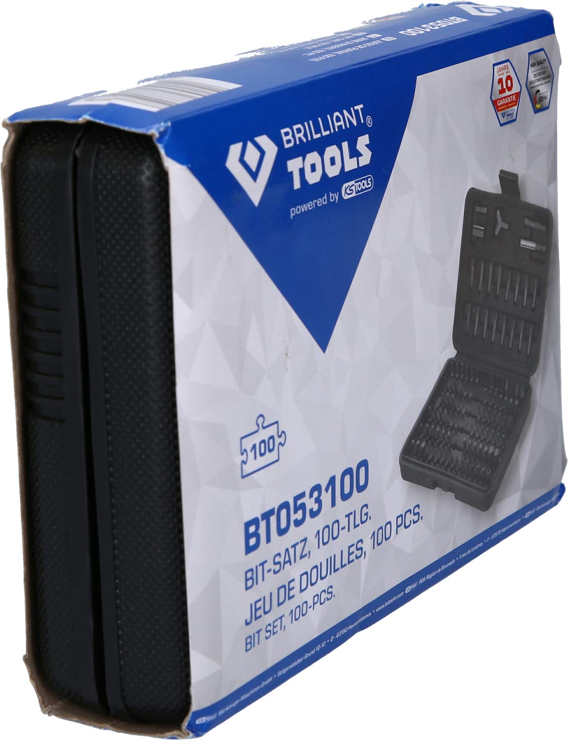 BRILLIANT TOOLS BT053100 100-Piece Bit Set - for DIY & Professional Use