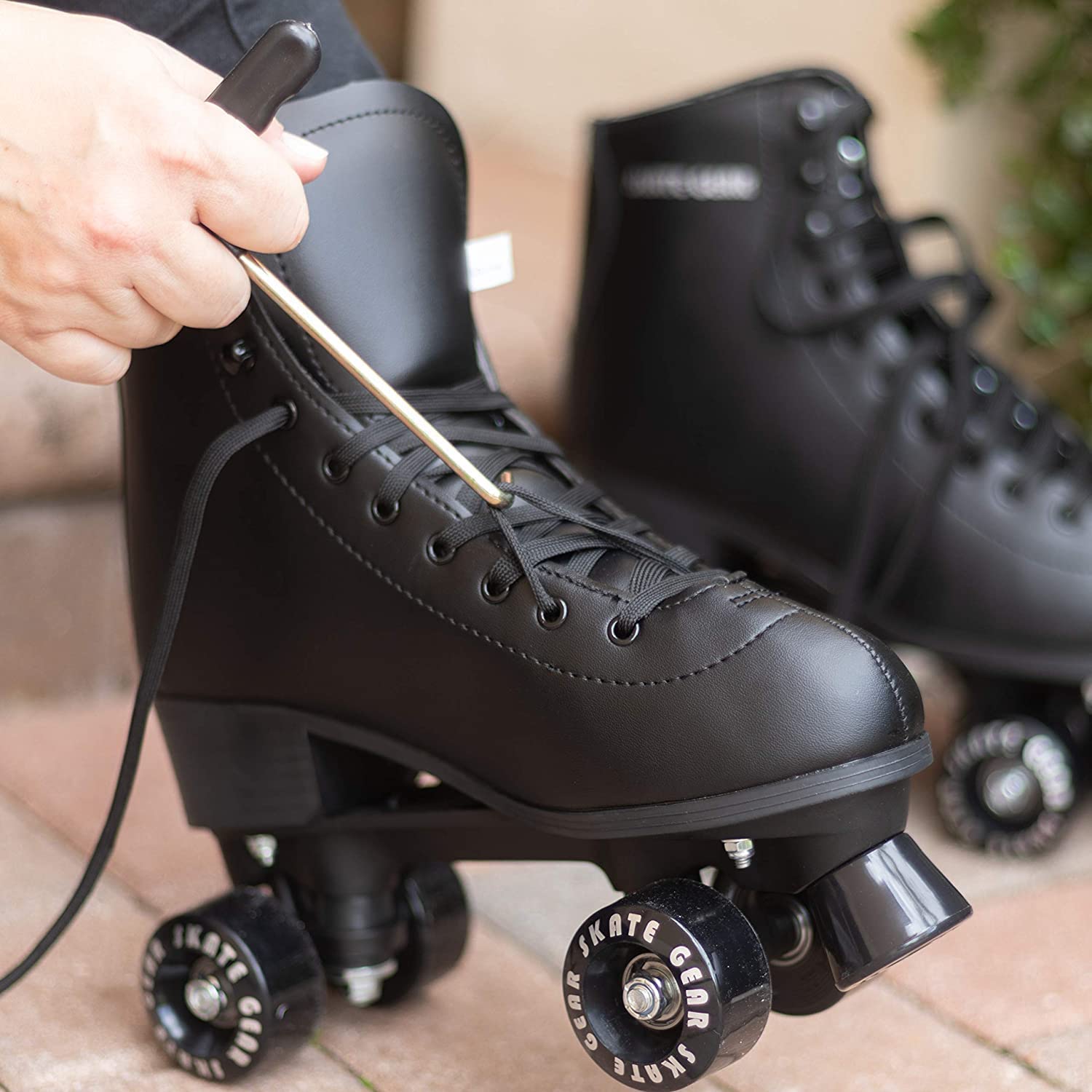 Ice Skate Lace Tightener Tool - Adjustable Boot Lace Hook for Ice Skates, Figure Skates, Hockey Skates, Rollerblades & Shoes | Skate Key Tool for Secure Fit | Perfect for Rinks, Training & Outdoor Skating