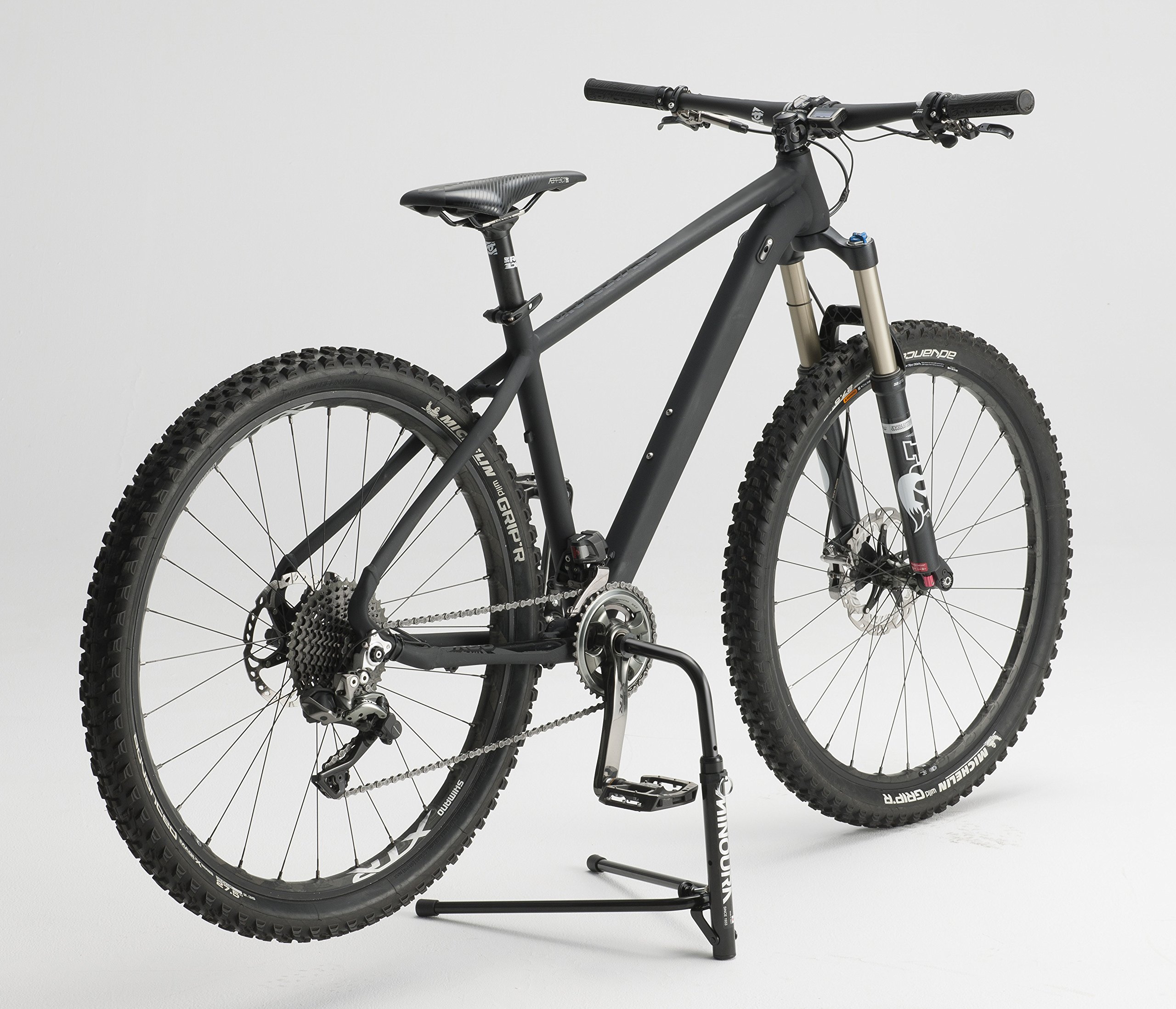 Minoura Bike Display & Storage Stand - Wall Mounted Bicycle Rack for Indoor Bike Storage & Garage Organization - Perfect for Road Bikes, Mountain Bikes & Cycling Gear