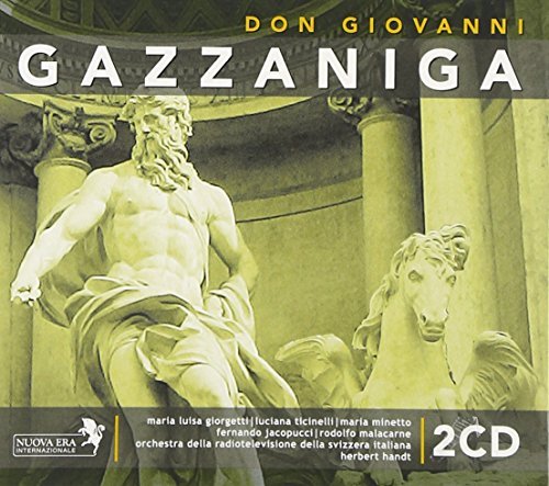 Don Giovanni by G. Gazzaniga - Classic Opera Music CD - Perfect for Opera Lovers & Classical Music Collectors - Great for Home Listening & Gifts