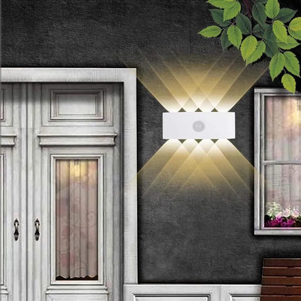 Motion Sensor LED Outdoor Wall Lights - Waterproof Up and Down Lighting for Porch, Garden, Pathway | Energy-Efficient Security Light for Home & Commercial Use