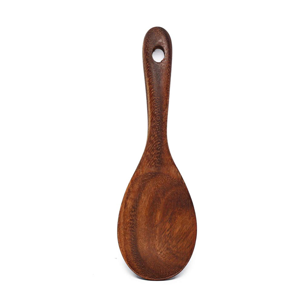 DOITOOL 2-Piece Wooden Salad Serving Set - Handcrafted Salad Servers, Fork & Spoon - Eco-Friendly Kitchen Utensils for Home, Restaurant & Catering - Perfect for Tossing, Serving & Enjoying Fresh Salads