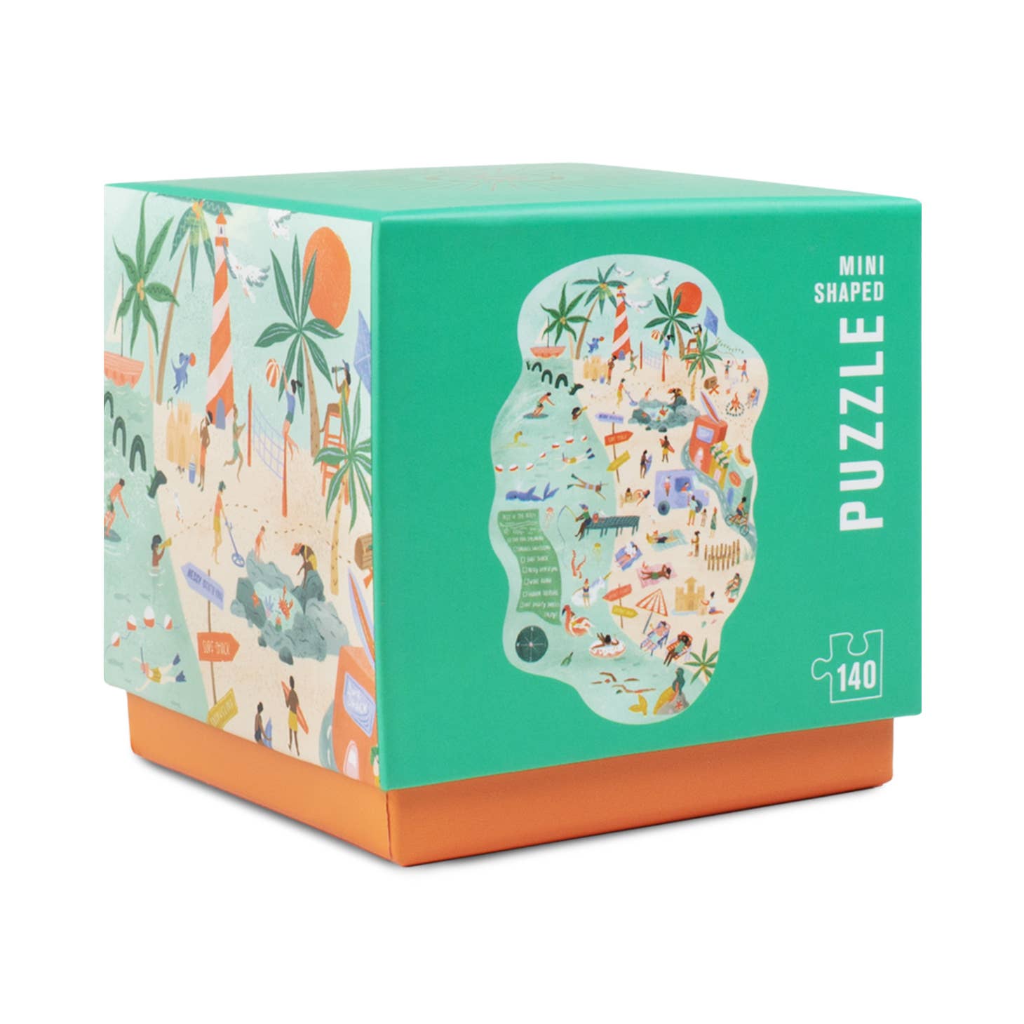 140 Piece Jigsaw Puzzle for Adults & Kids - Fun in The Sun Beach Theme - Perfect for Family Game Night, Classroom Activities & Relaxation Therapy