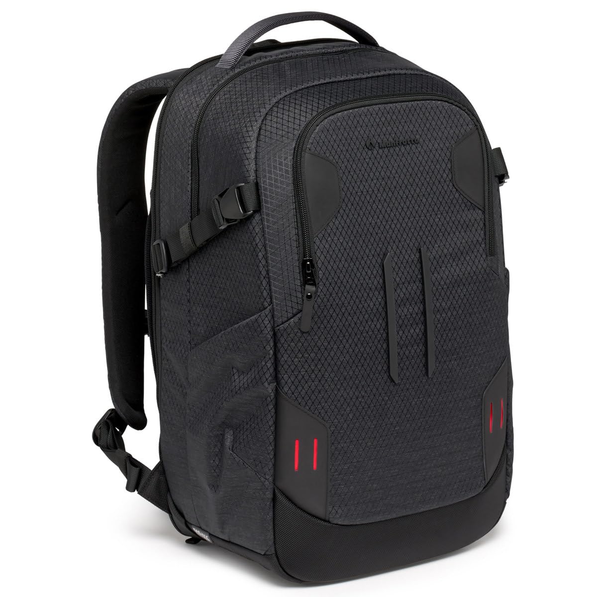 Manfrotto PRO Light Backloader M - Professional DSLR Camera Backpack with Top & Rear Access | Double Tripod Mount | Customizable Dividers | Padded Protection (Black) - Perfect for Travel, Outdoor Photography & Studio Shoots