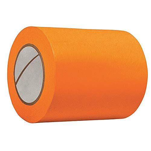 Orange Paper Masking Tape - 24 Pack (PK24) - Ideal for Arts & Crafts, DIY Projects, Labeling, and Home Decor