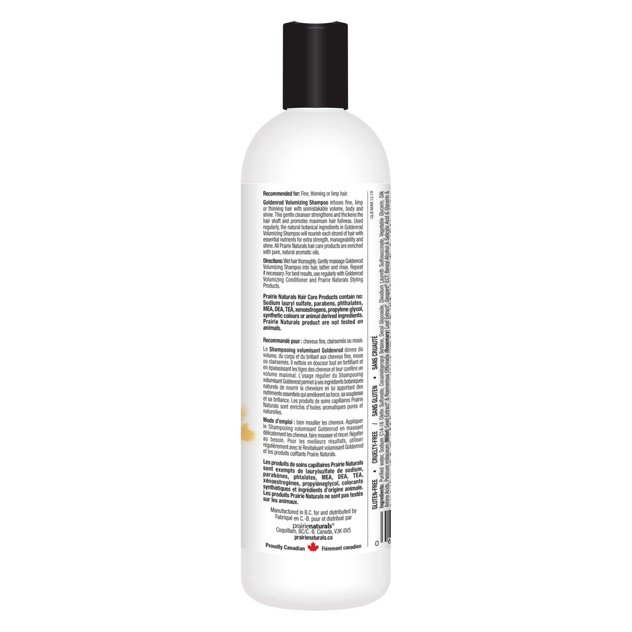Goldenrod Volumizing Shampoo for Fine & Thin Hair - Natural Volume Boost & Hair Thickening Treatment - Perfect for Daily Use & Special Occasions