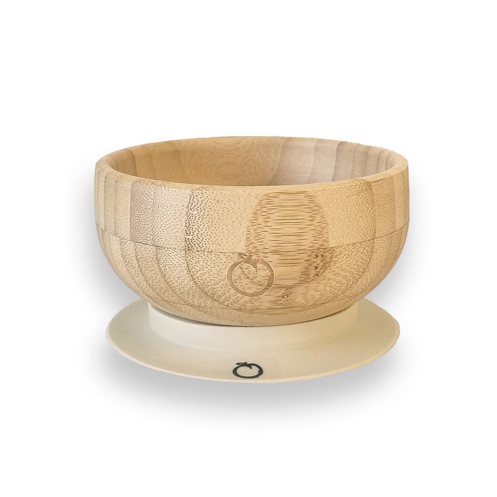Non-Slip Bamboo & Silicone Suction Bowl for Babies - Perfect for Mealtime, Travel & High Chair Feeding