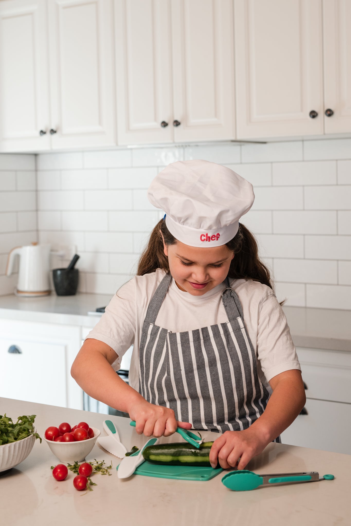 Kids Cooking and Baking Gift Set - Real Kitchen Tools for Young Chefs | Perfect for Pretend Play, Birthday Gifts & STEM Learning Activities