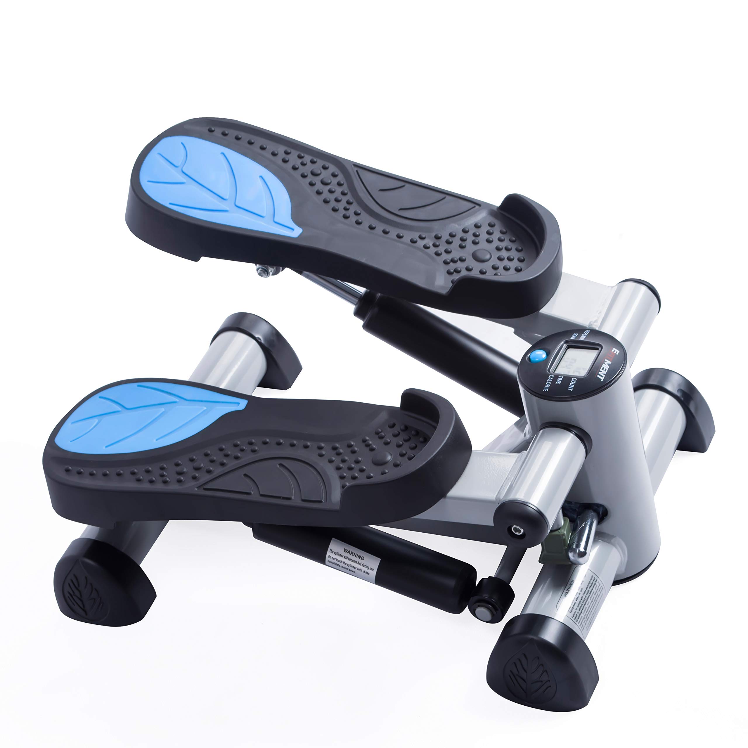 Efitment Mini Stepper - Portable Stair Climber for Home Workouts with Resistance Bands & LCD Monitor | Cardio Exercise Equipment for Thighs, Legs & Glutes | Non-Slip Pedals for Safe Indoor Fitness Training