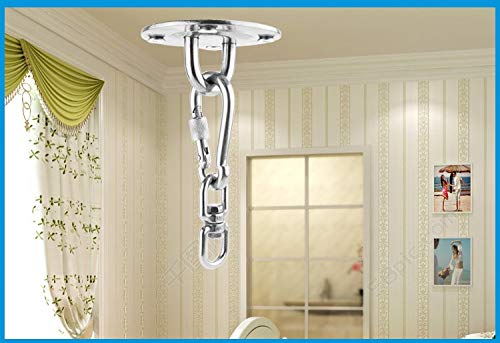 Heavy Duty Swing Hangers Set - Anchor Bracket Hook for Hammock Stand, Yoga Swing & Brazilian Hammocks - Indoor/Outdoor Ceiling Hooks for Swing Chair, Easy Installation (Concrete Mount) - Perfect for Backyard, Patio, and Relaxation Spaces