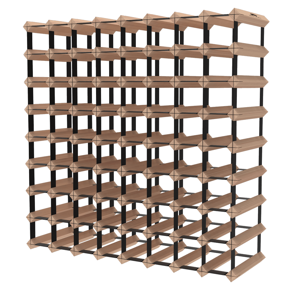 72 Bottle Wooden Wine Rack - Sturdy Timber Wine Storage for Home, Cellar or Restaurant Use - Perfect for Wine Collection and Display