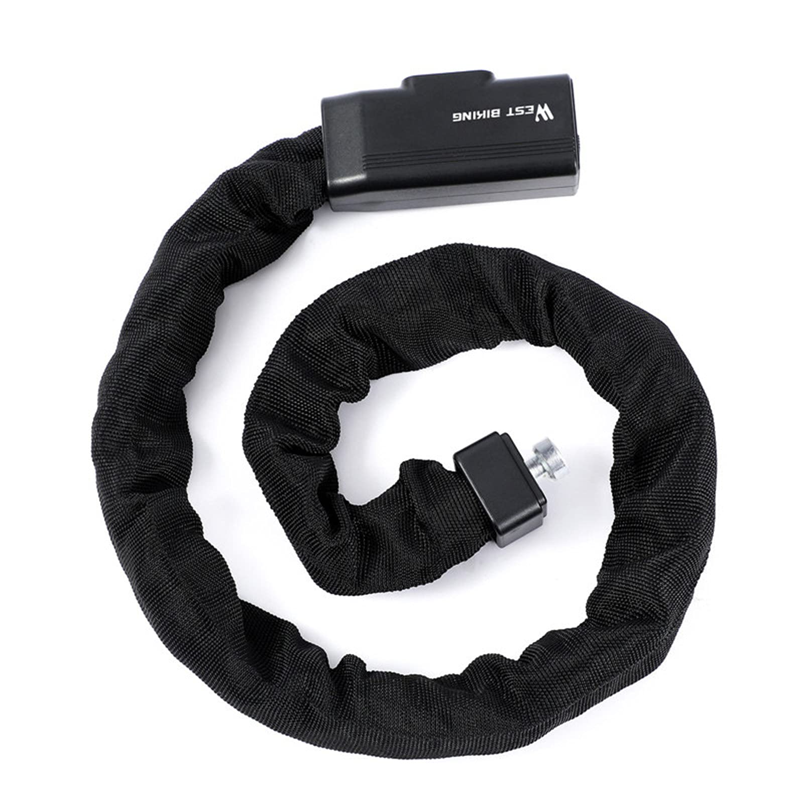 **Heavy Duty Bike Chain Lock - Anti-Theft, Anti-Drilling, Adjustable for MTB & Road Bikes - Secure Outdoor Cycling & Commuting - Perfect for Urban Rides, Parking & Travel**