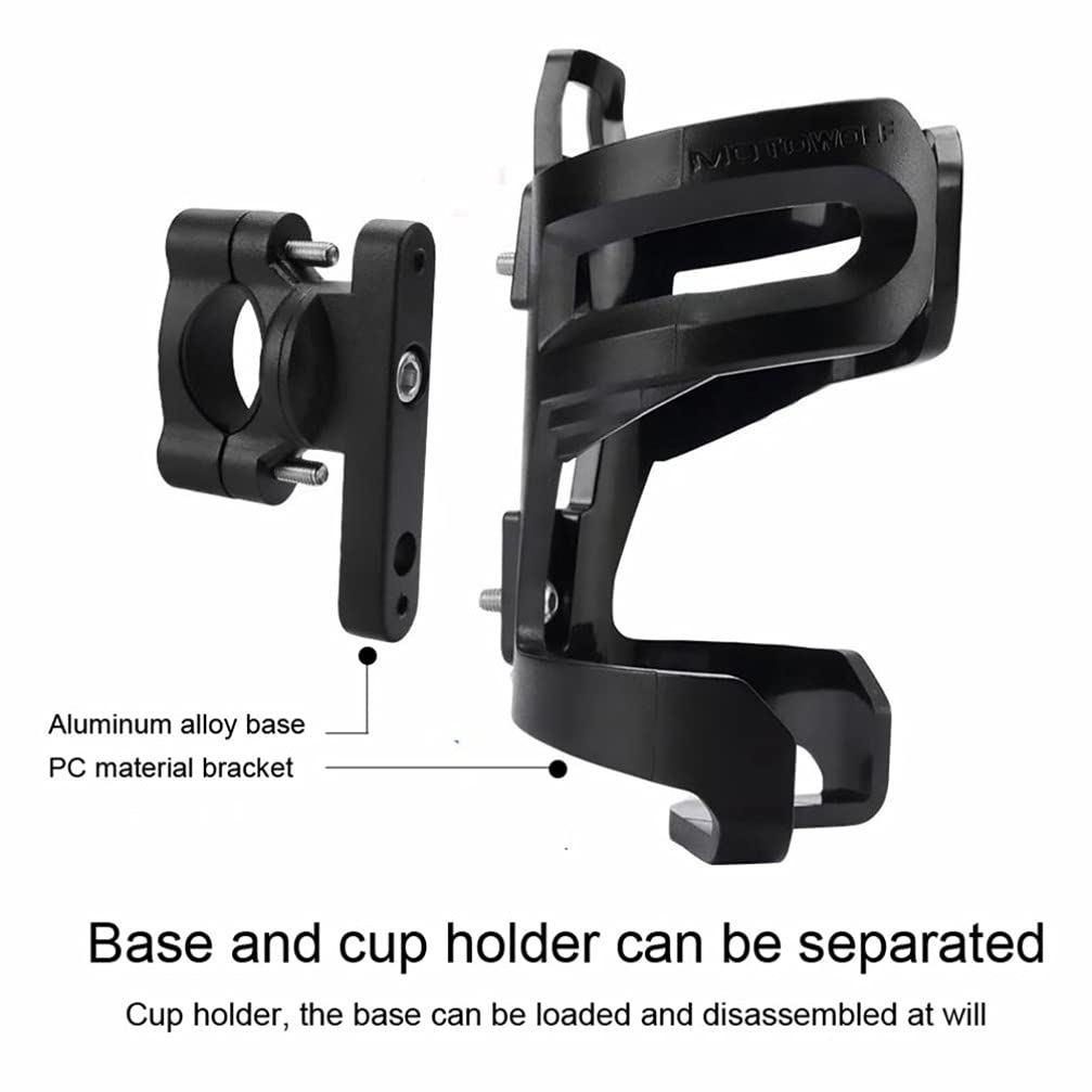 FAVOMOTO 1 Set Bike Water Bottle Holder - Non-Slip PC Bicycle Cup Cage for Mountain & Road Bikes - Perfect for Cycling, Commuting, and Outdoor Sports