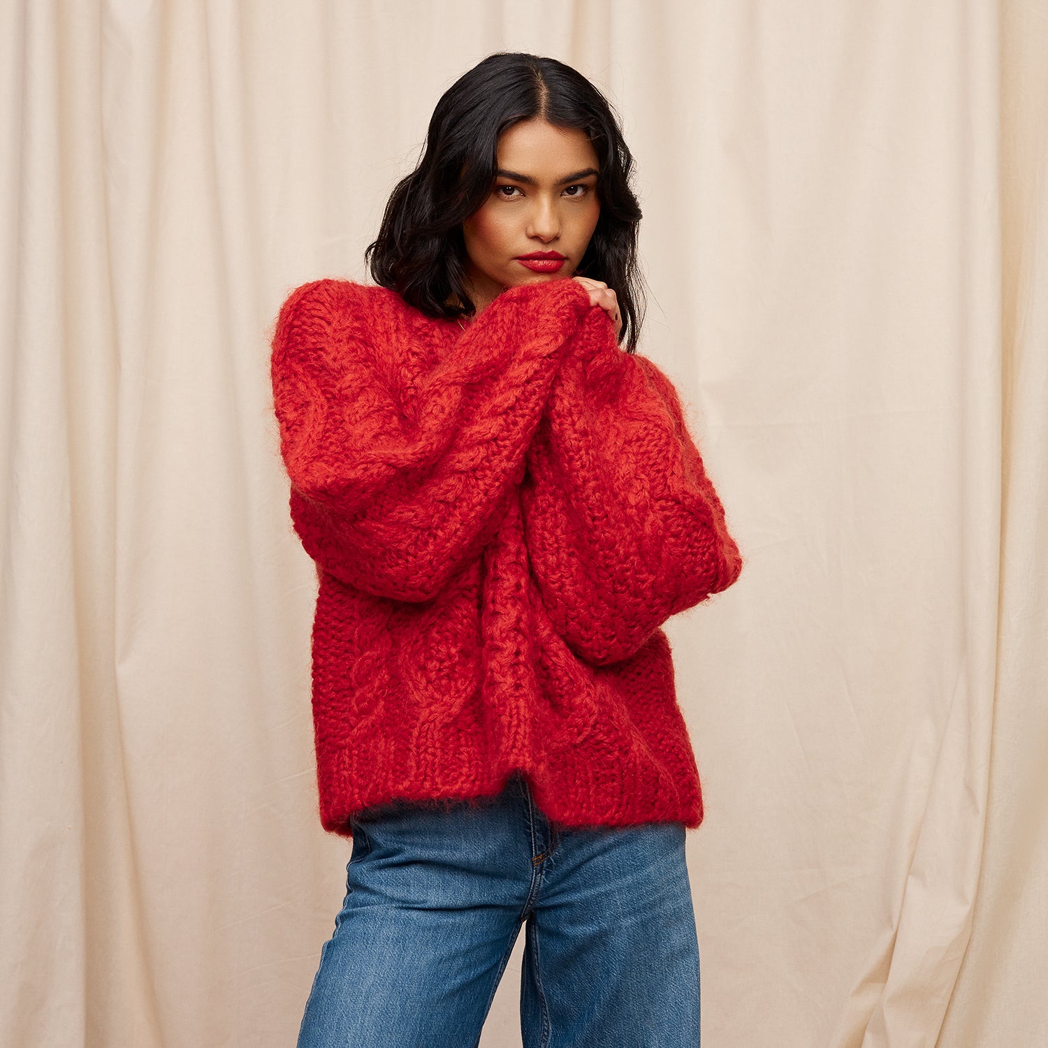 Marlon Jumper for Women - Cozy Knit Sweater with Long Sleeves & Crew Neck | Perfect for Fall, Winter & Casual Outfits | Office Wear, Date Night & Weekend Comfort
