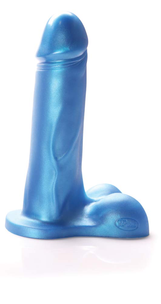 Tantus Champion Super Soft Silicone Dildo - 100% Body-Safe Ultra-Premium Matte Finish | Harness Compatible Anal Toy for Men & Women | Couples Massager | Perfect for Solo Play, Partnered Fun & BDSM Scenes - Blue