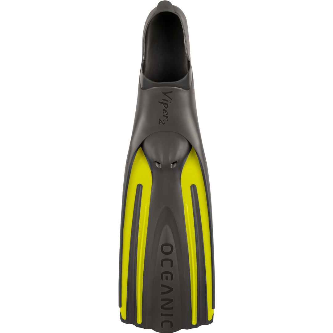 Viper 2 Full Foot Scuba Diving Fins - Lightweight & Comfortable for Snorkeling, Swimming & Underwater Photography