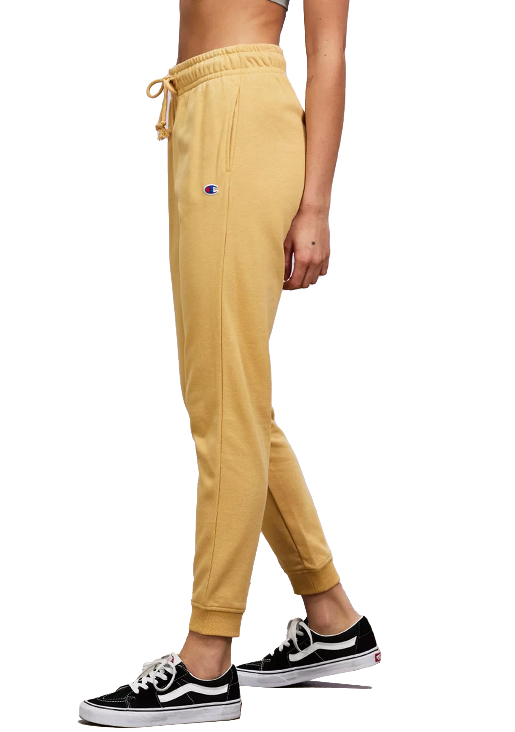 Champion Women's French Terry Script Sweatpants - Soft & Comfortable Lounge Pants for Casual Wear, Yoga & Home Relaxation | CT6WN GQQ