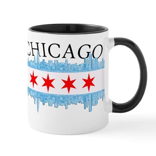 White/Black Inside - Chicago Skyline Mug