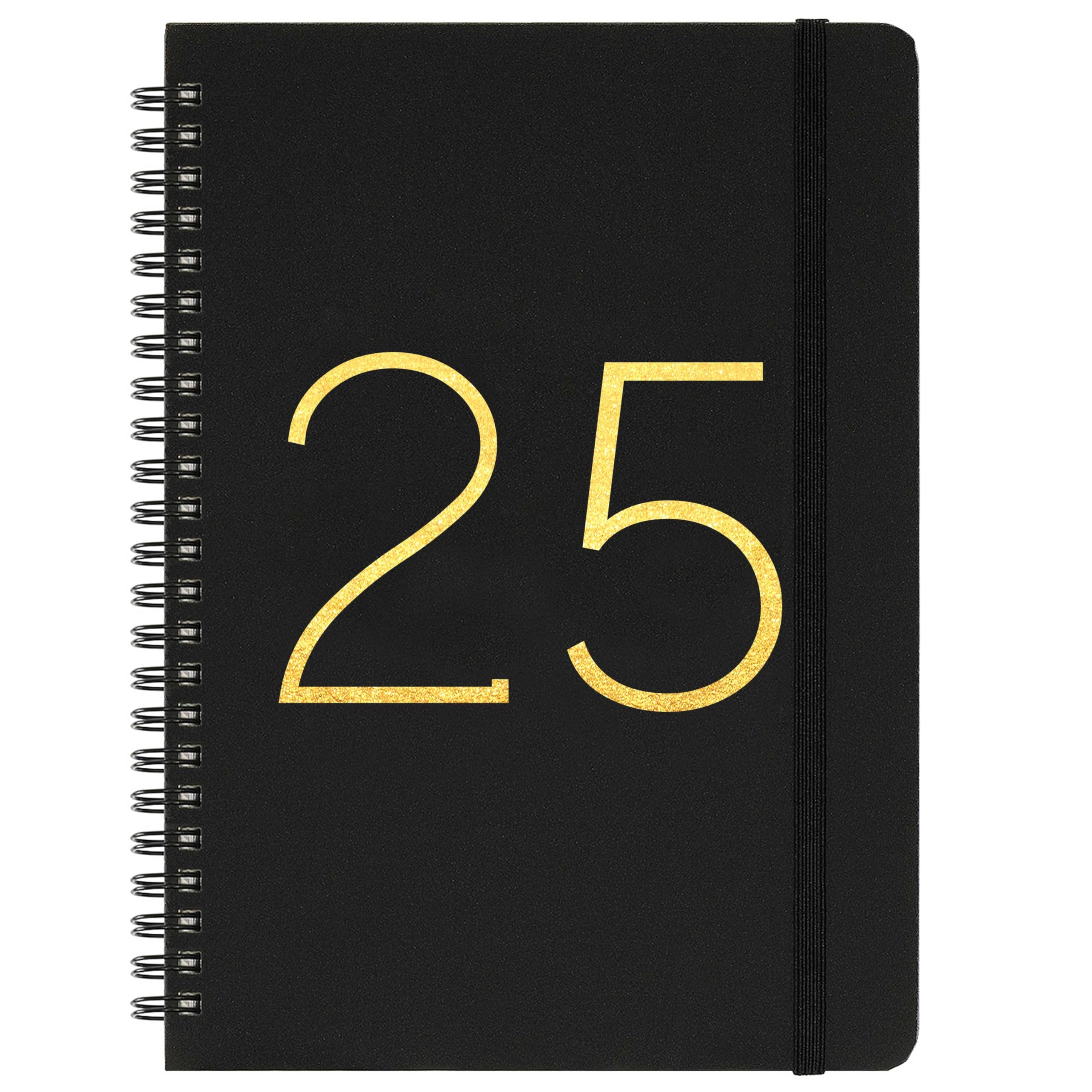 2025 Weekly & Monthly Planner - Jan 2025 to Dec 2025 Calendar Organizer with Tabs, Inner Pocket, 6.4