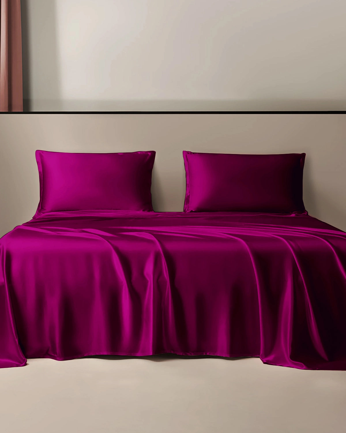 19 Momme 100% Pure Mulberry Silk Flat Sheet - Queen Size Luxury Bedding for Soft & Breathable Sleep - Perfect for Hot Sleepers & Sensitive Skin