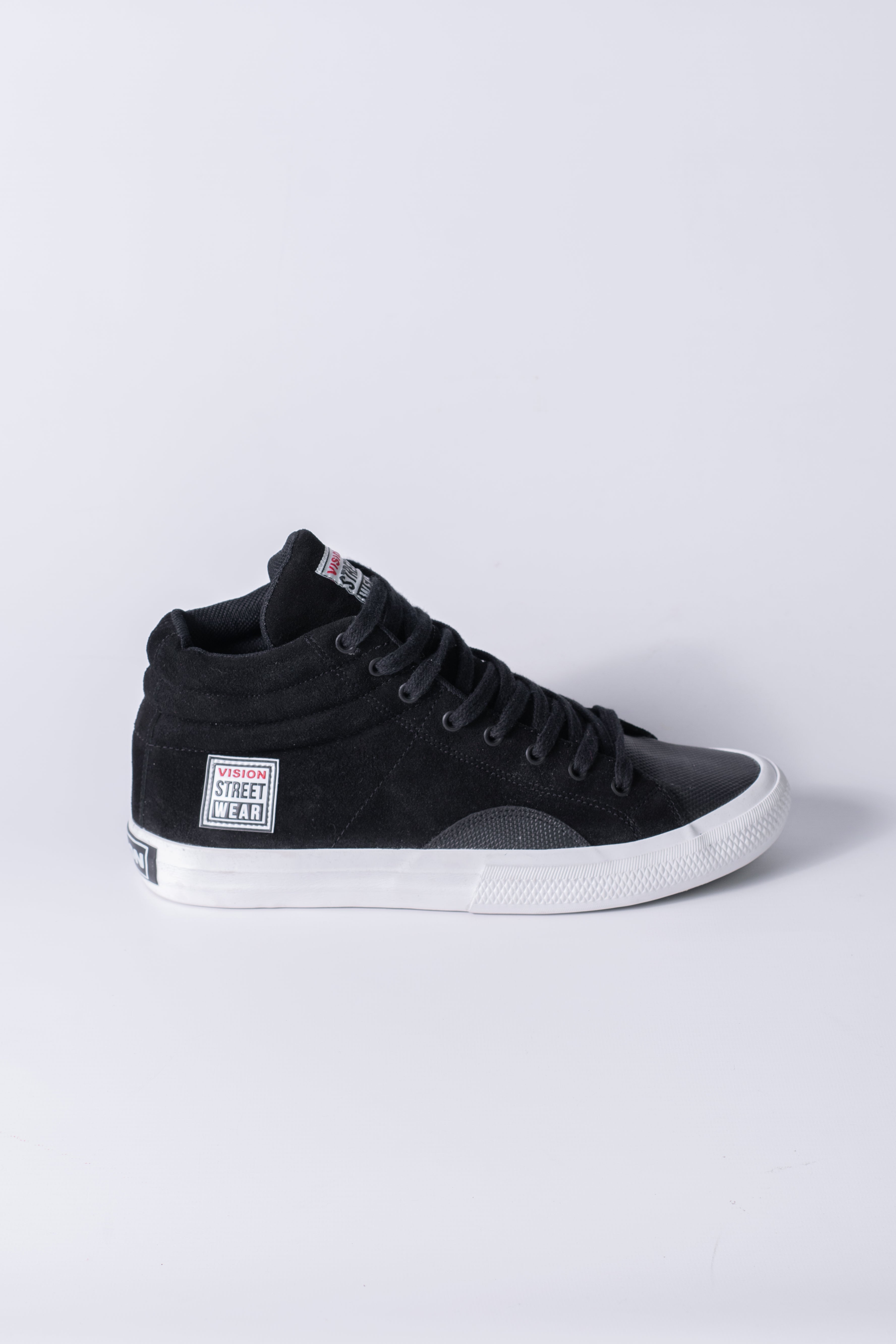 Vision Canvas Sneakers - Black & White Casual Shoes for Men & Women | Comfortable Walking, Running, and Everyday Wear