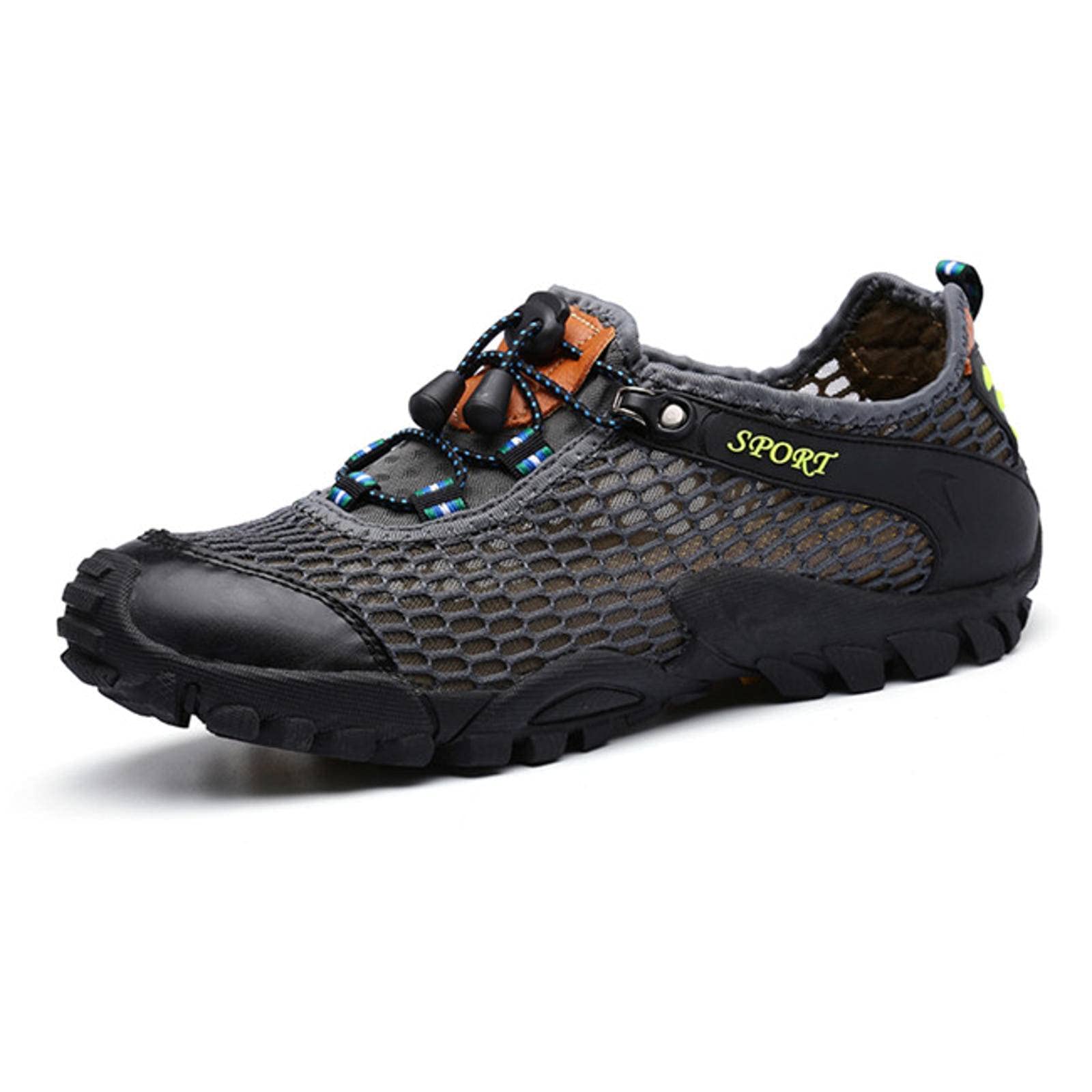 Breathable Mesh Men's Casual Shoes with Elastic Band - Lightweight Comfort for Walking, Running & Daily Wear - Perfect for Outdoor Activities, Travel & Work