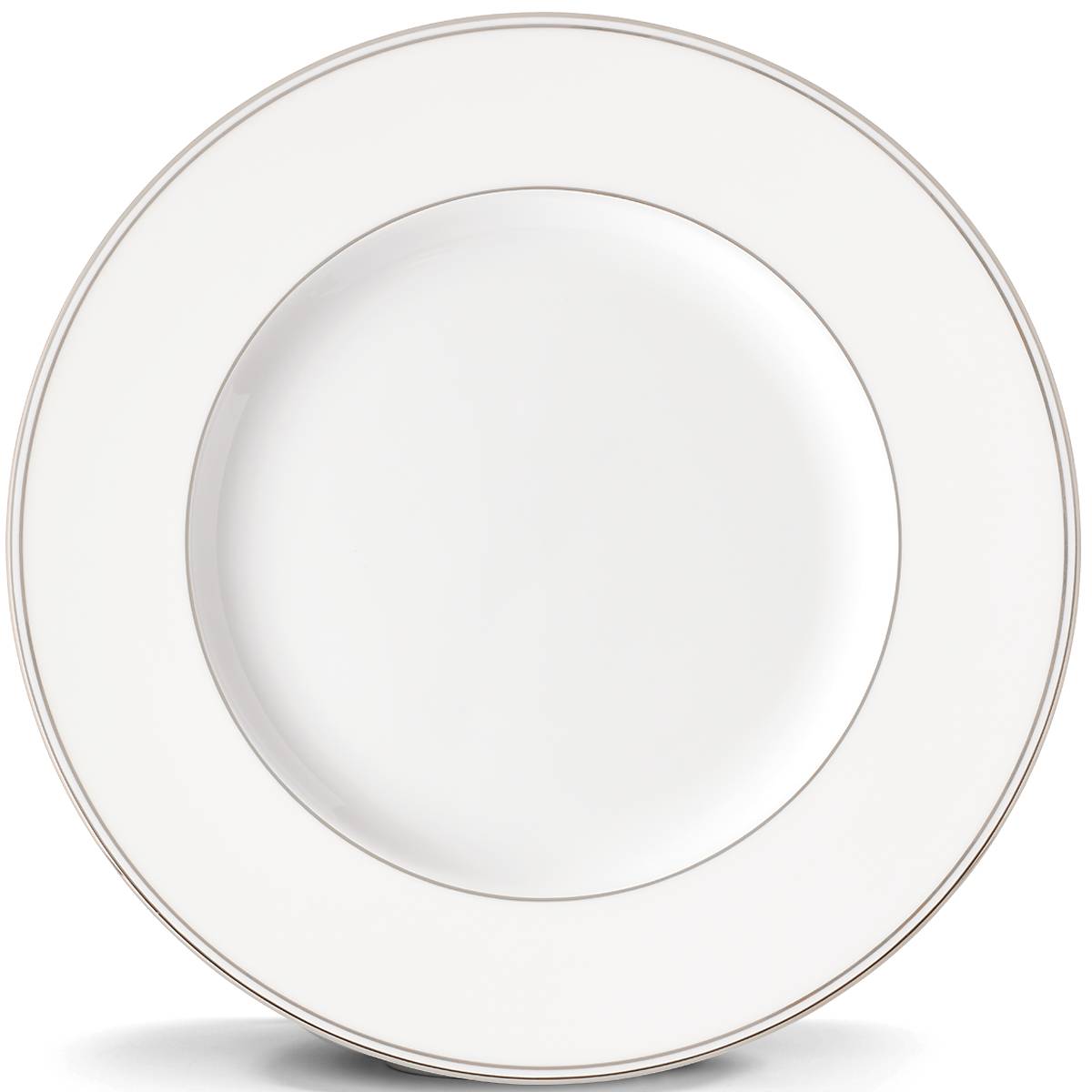 Federal Platinum 10.5 Inch Dinner Plates Set of 6 - Elegant Bone China Plates for Fine Dining, Restaurants & Special Occasions - Microwave & Dishwasher Safe