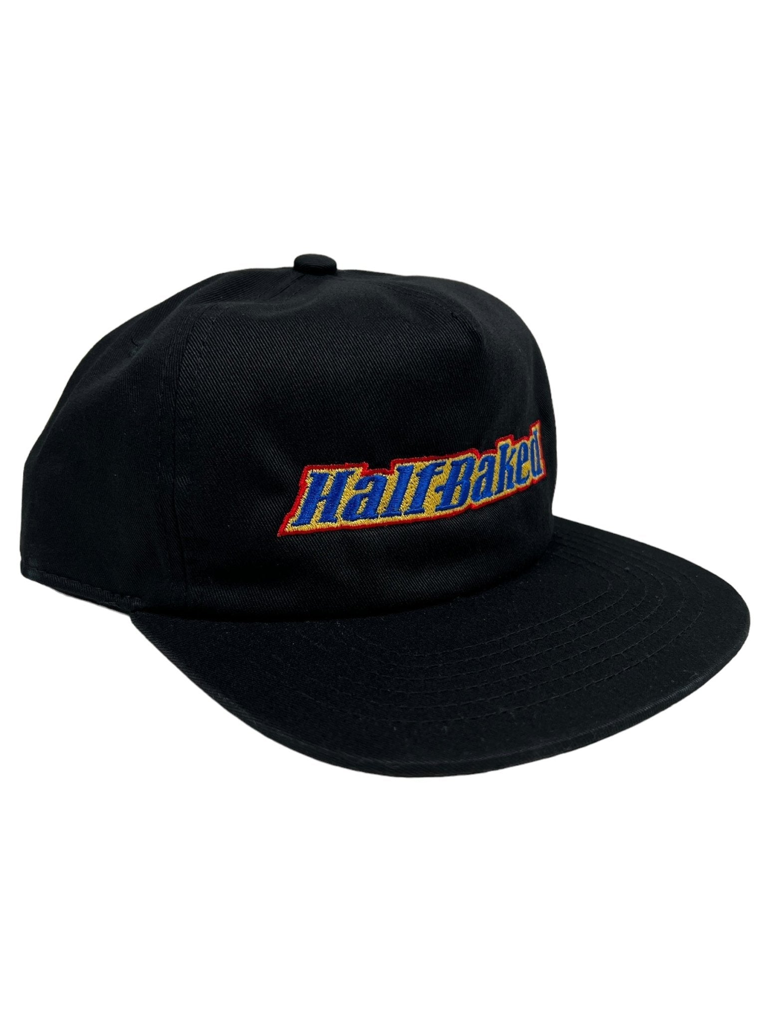 Pleasures Baked Logo Snapback Black Hat - Stylish Adjustable Baseball Cap for Men & Women - Perfect for Streetwear, Hip Hop Fashion, and Casual Outfits