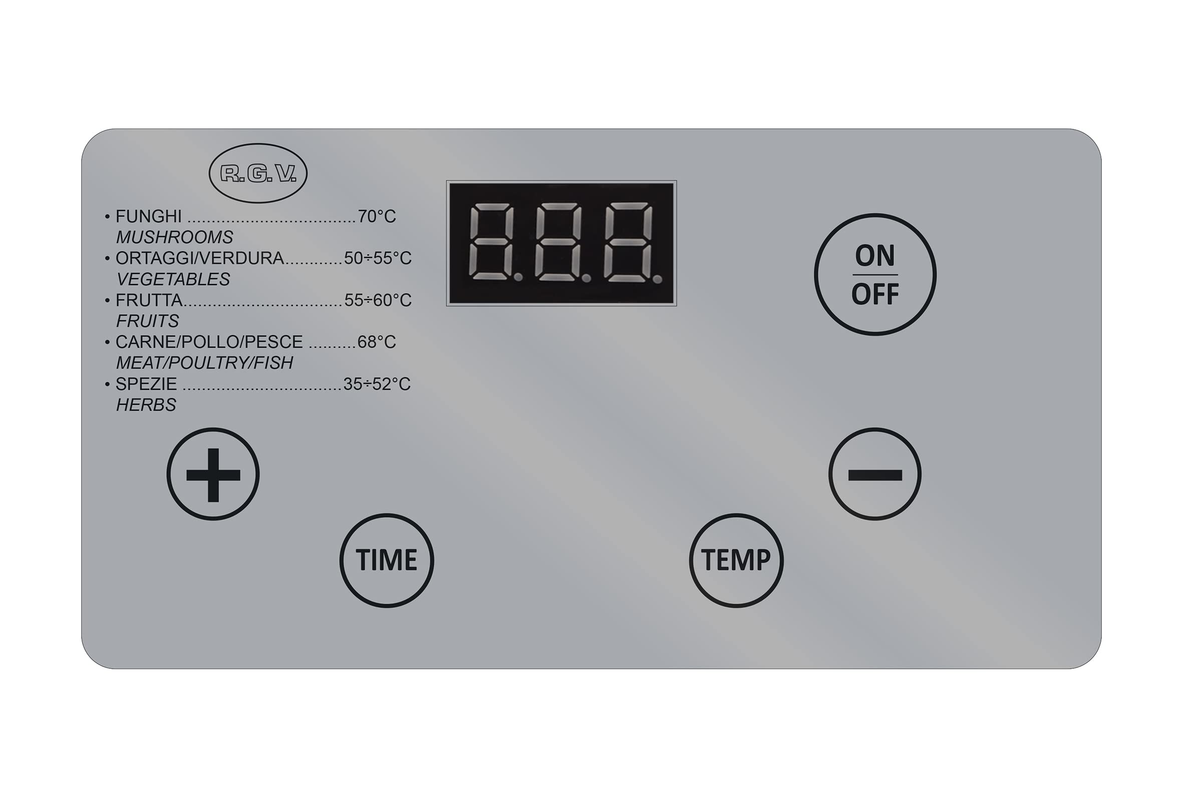 RGV ELT 800W Digital Food Dehydrator with 6 Stainless Steel Shelves - Black | Preserve Fruits, Vegetables, Jerky & Herbs | Perfect for Healthy Snacks, Camping & Meal Prep