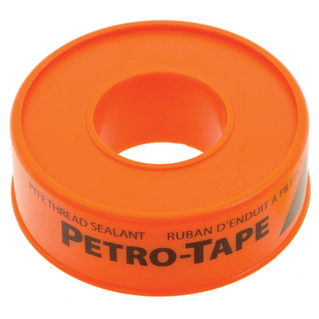 High-Temperature G10PG Petro Teflon Tape for Gas Lines - Orange PTFE Thread Seal Tape for Natural Gas, Petroleum & Propane Pipes - Perfect for Plumbing, HVAC & Industrial Pipe Fittings