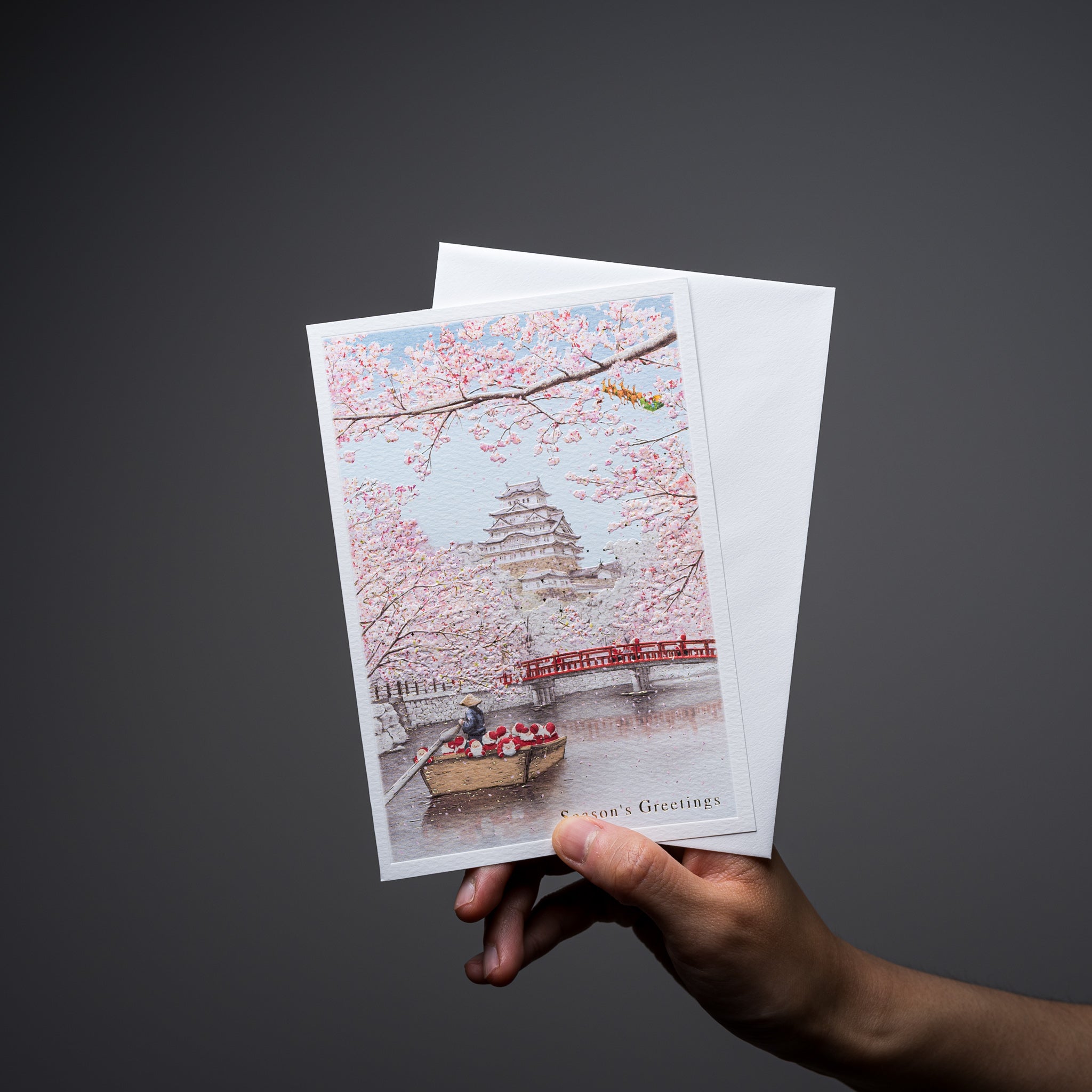 Mini Santa Christmas Gift Card - 15 Unique Japanese Designs for Holiday Gifts, Party Favors & Stocking Stuffers