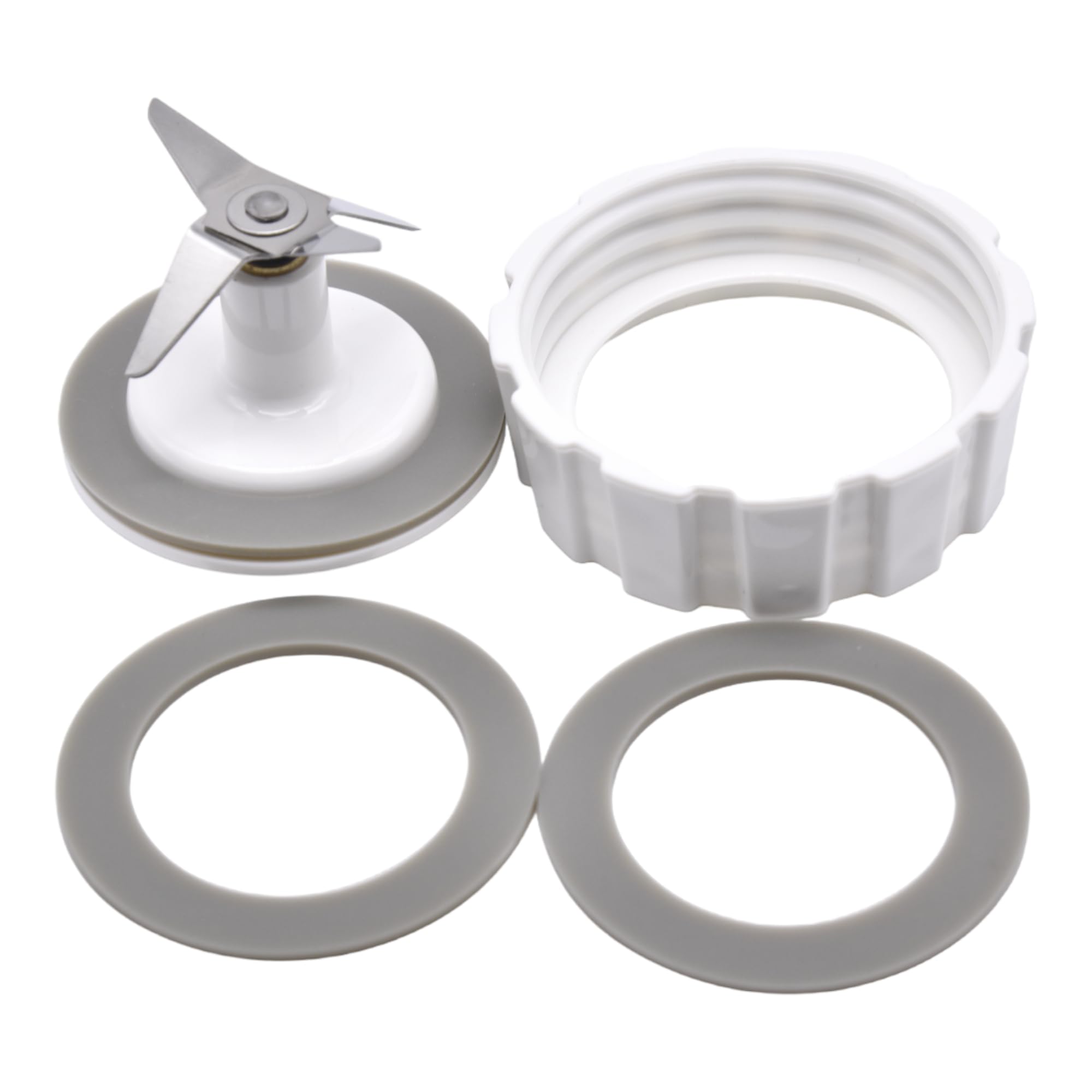 Hamilton Beach Blender Replacement Parts - Blade Gasket, Base Bottom Cap, 3 Rubber O-Ring Sealing Gaskets & Screw Cap - Compatible with Various Models - Perfect for Smoothies, Shakes & Food Prep