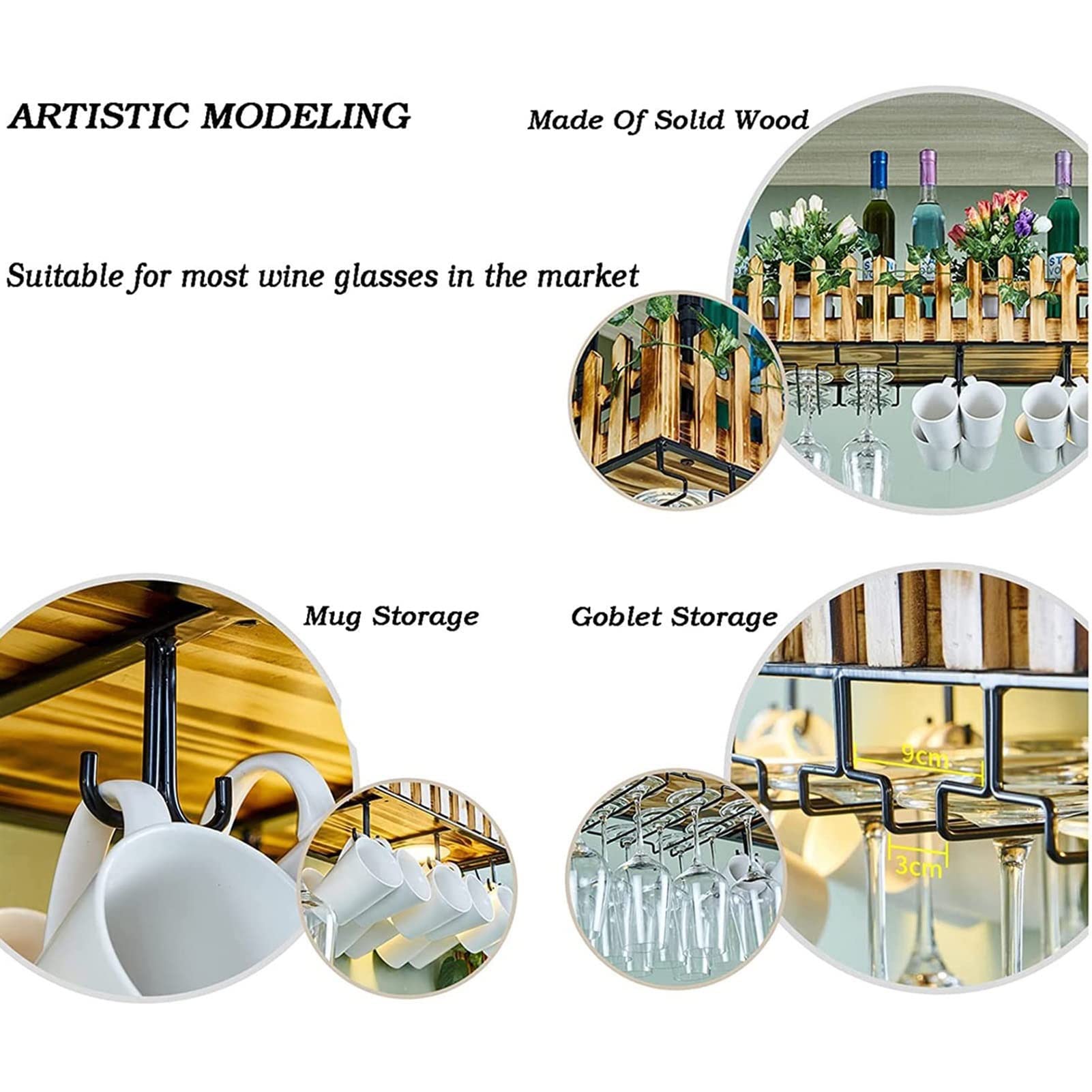 Multifunctional LED Ceiling Wine Rack with Adjustable Shelves - Industrial Style Hanging Glass Holder for Kitchen, Bar, Dining Room & Living Room Decor (100x25x21cm) - Perfect for Home Entertaining & Wine Storage Organization