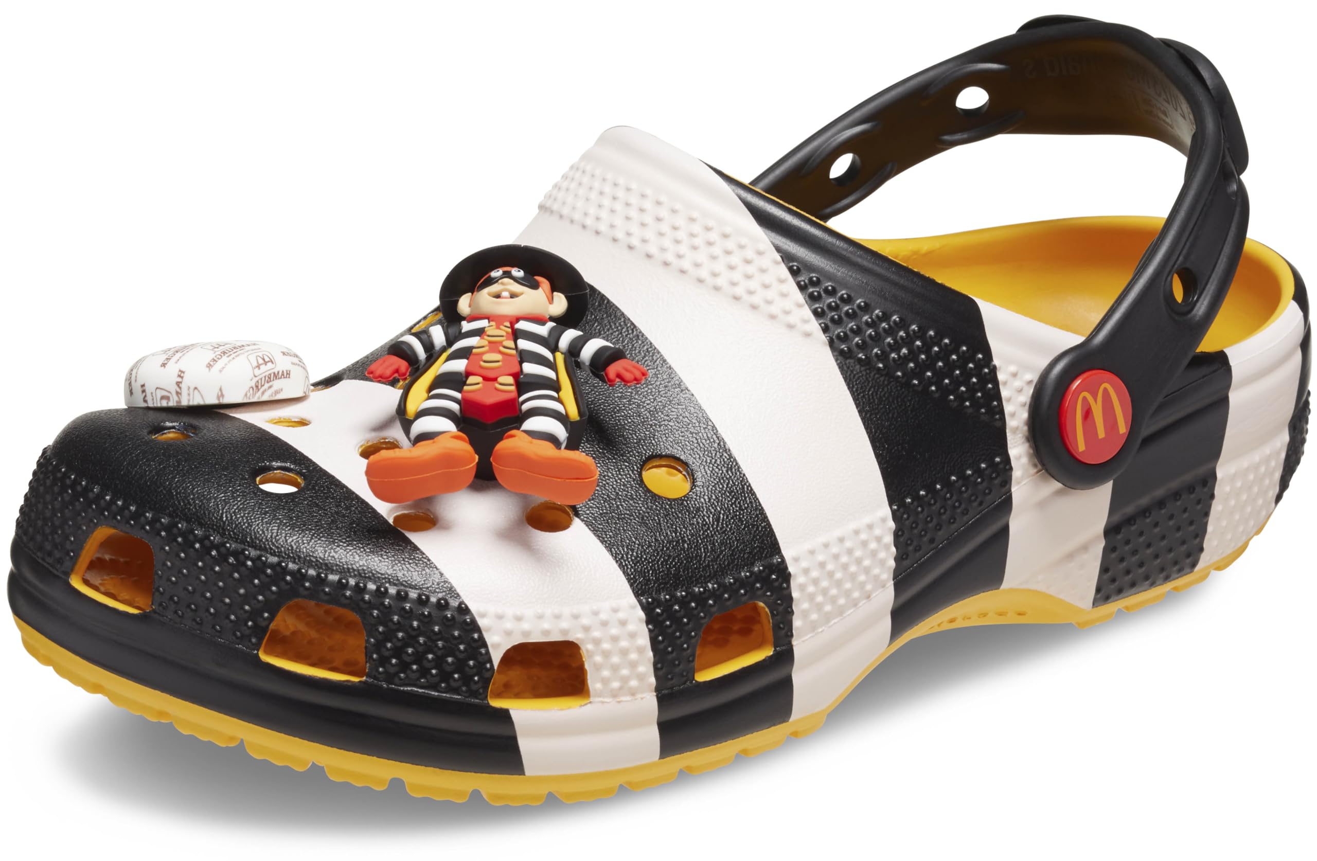 Crocs Unisex-Adult McDonald's X Classic Clog | Comfortable Slip-On Shoes for Men & Women | Perfect for Casual Wear, Fast Food Workers & Home Use