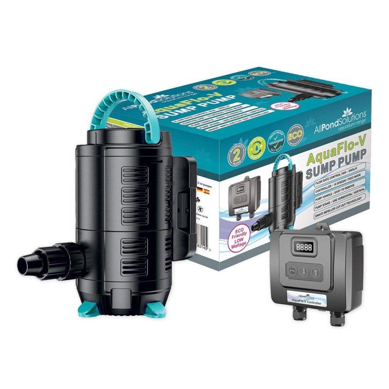 AquaFlo V 3500 Marine Sump Return Pump - 8000 L/H High Flow Water Pump for Saltwater Aquariums, Fish Tanks & Reef Systems | Ideal for Home Aquariums, Commercial Tanks & Marine Life Habitats