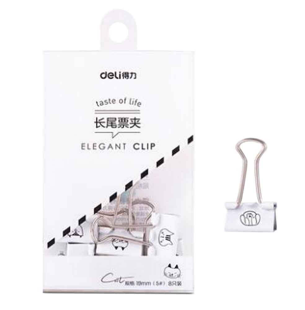 2-Pack 16-Piece Cute Metal Binder Clips - Strong Paper Clips for Office, School & Home Organization | Perfect for Documents, Notes & Craft Projects