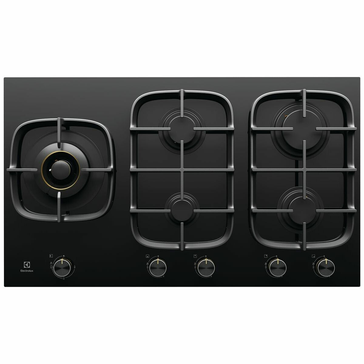 Electrolux EHG955BE 90cm Built-In Gas Cooktop - 5 Burner Stainless Steel Stove for Modern Kitchen Cooking