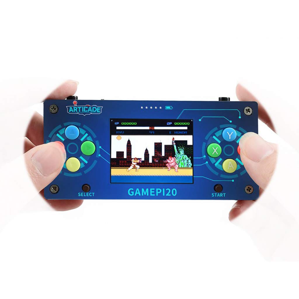 GamePi20 Accessories Kit for Raspberry Pi Zero/Zero W/Zero WH - Includes All Parts to Build Portable Gaming Console with 2.0 Inch IPS Display - Perfect for DIY Retro Gaming & Raspberry Pi Projects