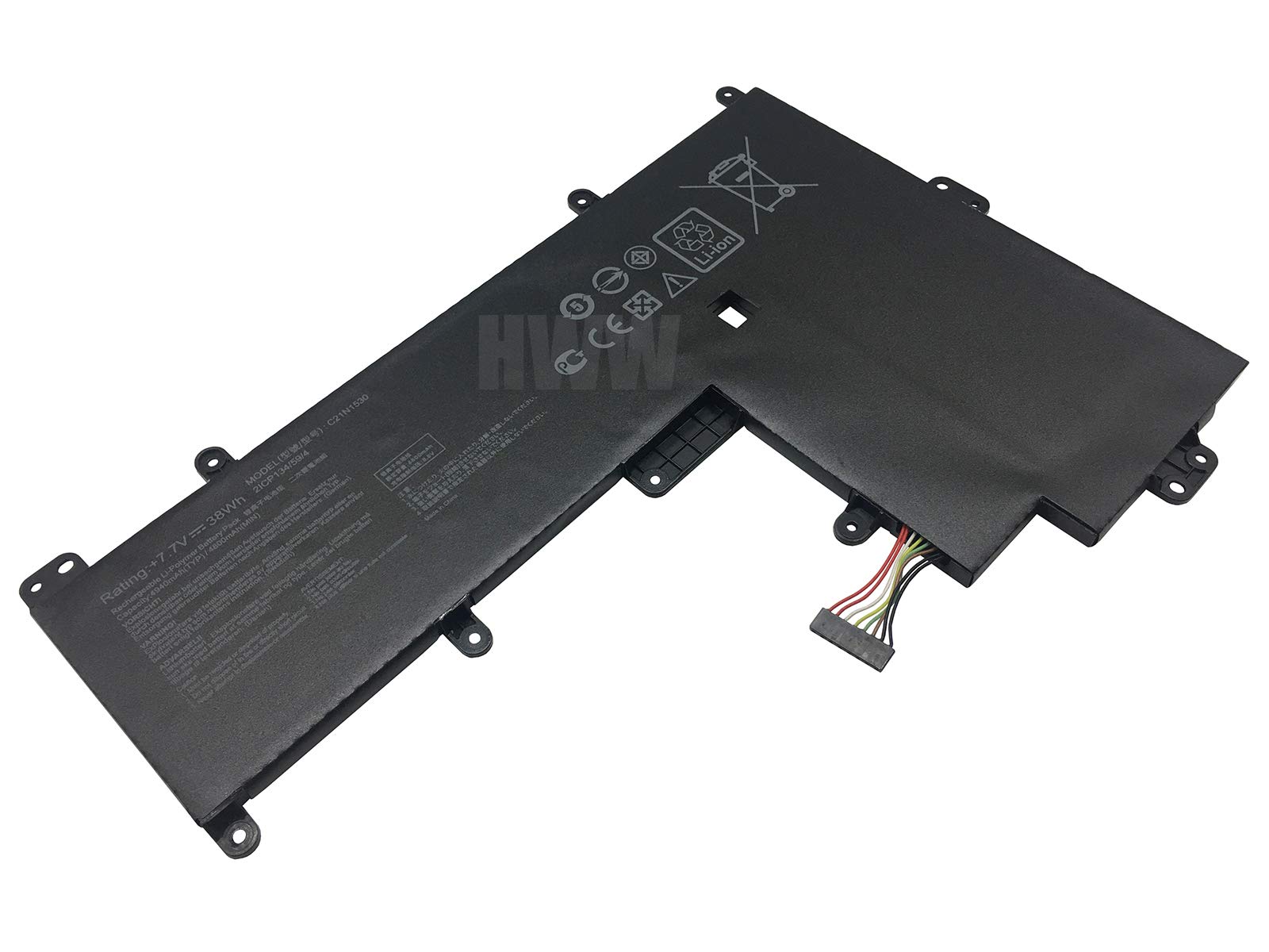 Original ASUS C21N1530 7.6V 38Wh Replacement Battery for Chromebook C202 C202SA C202SA-2A Series - Perfect for School, Work & Travel Laptop Power Needs