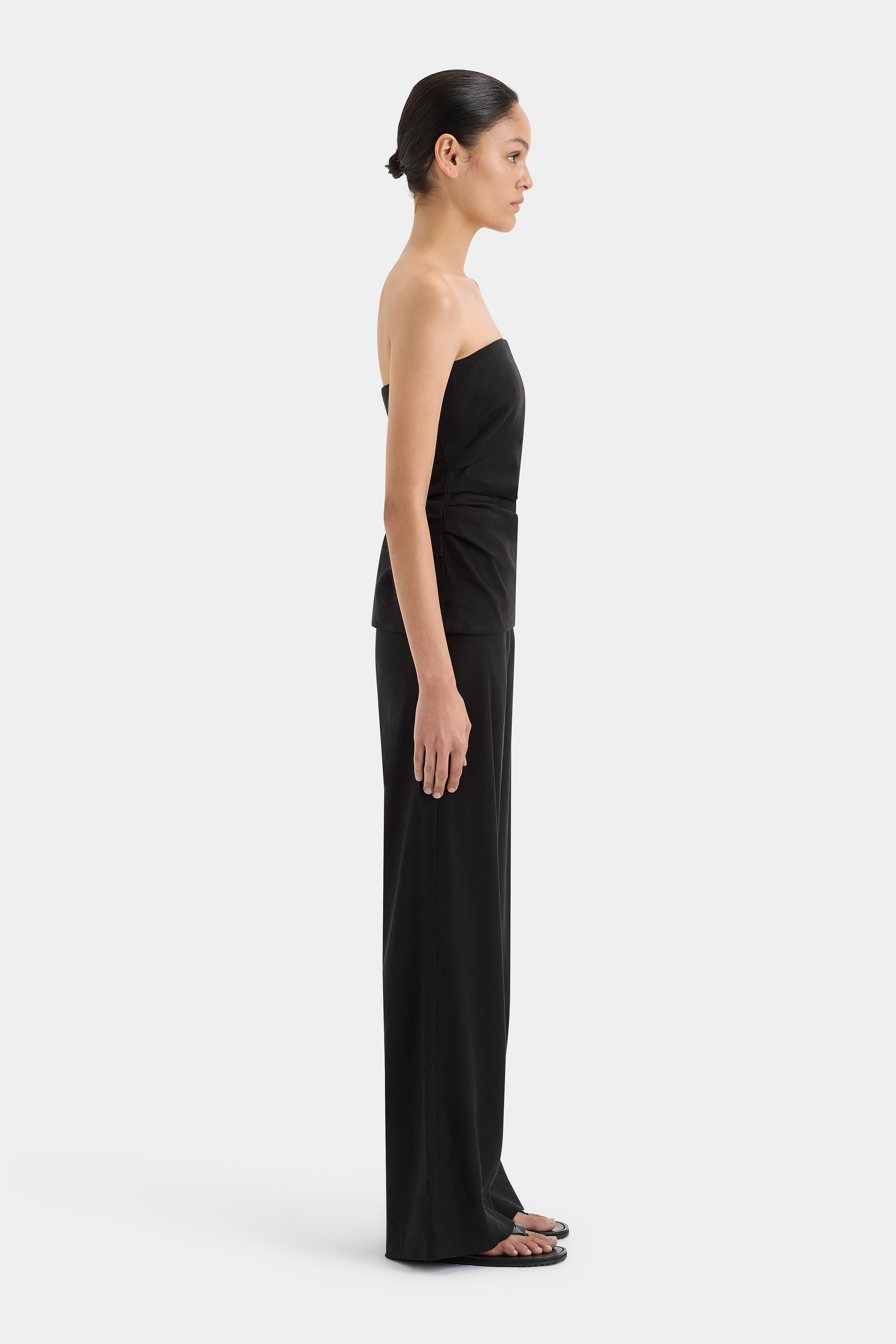 Dorian Wide Leg Pants for Women - High Waisted Flowy Palazzo Trousers - Comfortable Stretchy Lounge Pants for Work, Yoga & Casual Wear